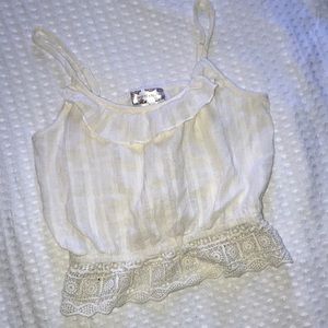 White Crop Top